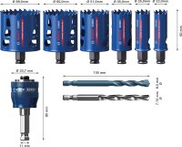 Lochsägen-Set BOSCH Expert 9-teilig, Ø...