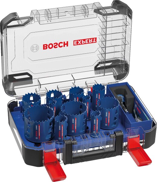 Lochsägen-Set BOSCH Expert 14-teilig, Ø 20/22/25/32/35/40/ 44/51/60/68/76mm