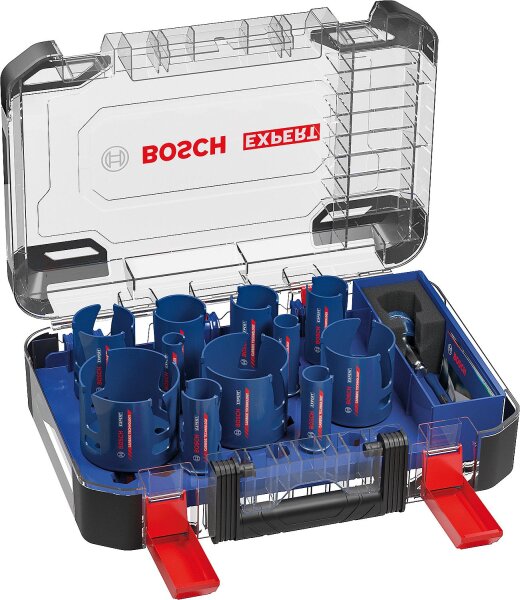 Lochsägen-Set BOSCH Expert 15-teilig, Ø 20/22/25/32/35/40/ 44/51/60/68/76mm