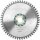 Kreissägeblatt für Aluminiumplatten und -profile, harte und faserverstärkte Kunststoffe 160 x 20 x 2,2 mm, 52 Zähne