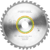 Kreissägeblatt Festool 216 x 30 x 2,3 mm, 36 Zähne