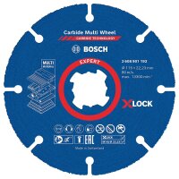 Trennscheibe BOSCH EXPERT Carbide Multiwheel Ø 115...