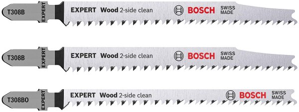 Stichsägeblätter-Set BOSCH® EXPERT T308B/BO für Holz 3-teilig