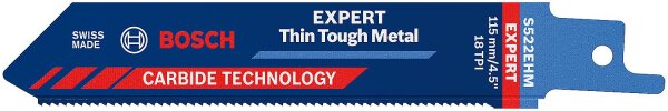 Säbelsägeblatt BOSCH® EXPERT S522EHM Länge 115 mm, für Edelstahl VPE 1 Stück