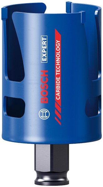 Lochsäge BOSCH® EXPERT ConstructionMaterial, mit PowerChange Plus Aufnahme Ø 57 mm, Arbeitslänge 60 mm