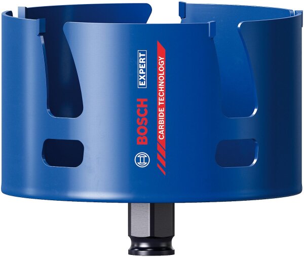 Lochsäge BOSCH® EXPERT ConstructionMaterial, mit PowerChange Plus Aufnahme Ø 114 mm, Arbeitslänge 60 mm