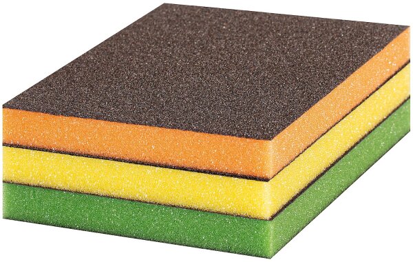 Schleifschwamm-Set BOSCH® EXPERT 98 x 120 x 13 mm, mittel, fein,  super fein, 3-teilig