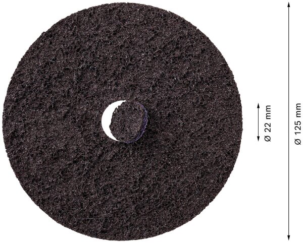 Vliesscheibe BOSCH® EXPERT N477 für Kletthaftteller Ø 125mm grob