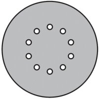 Schleifscheibe Klingspor PS33CKØ 225 mm, GLS 52...