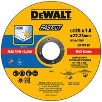 Trennscheibe DeWALT DT20540-QZ 125 x 1 x 22,23 mm ,...