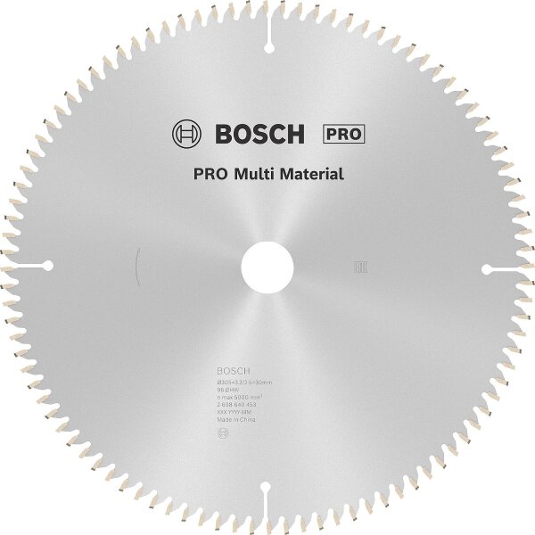Kreissägeblatt Ø 305 x 30 x 3,2mm mit 96 Zähne, für Nichteisenmetalle und Aluminium