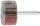 Fächerschleifer Pferd F, Ø 40 x 20 mm, Schaft-Ø 6 mm, Körnung A 60