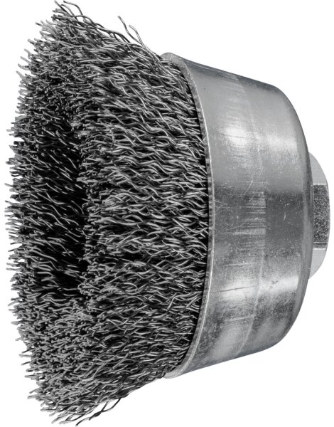 Topfbürste Pferd TBU ungezopft, Ø 60, M14 Stahldraht Ø 0,30