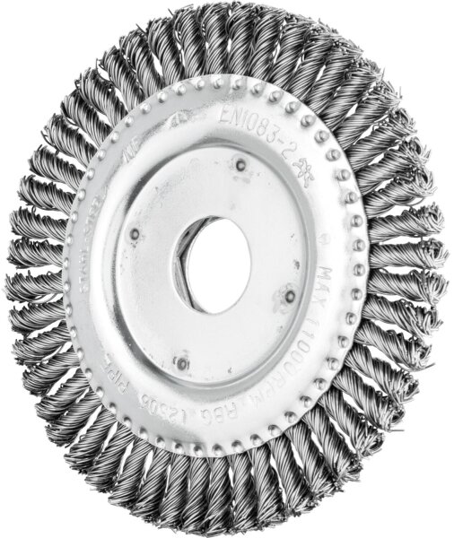 Rundbürste Pferd RBG, 125 x 6 x 22,2, Stahldraht 0,50