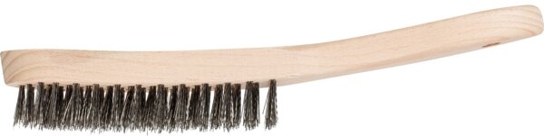 Drahtbürste Pferd HBU, Edelstahldraht Ø 0,30 mm, 5-reihig