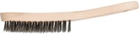 Drahtbürste Pferd HBU, Edelstahldraht Ø 0,30...