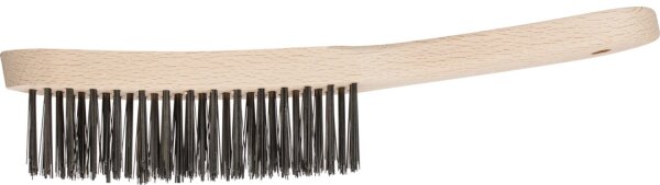 Kehlnahtbürste Pferd HBK, Stahldraht Ø 0,35 mm, 3-reihig