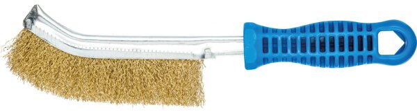 Drahtbürste Pferd HBG, Messingdraht Ø 0,30 mm, 1-reihig
