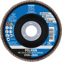 Lamellenschleifteller Pferd Ø 125 x 22,23, K60...