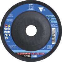 Schleifscheibe Pferd SGP, Ø 125 x 22,23, für...