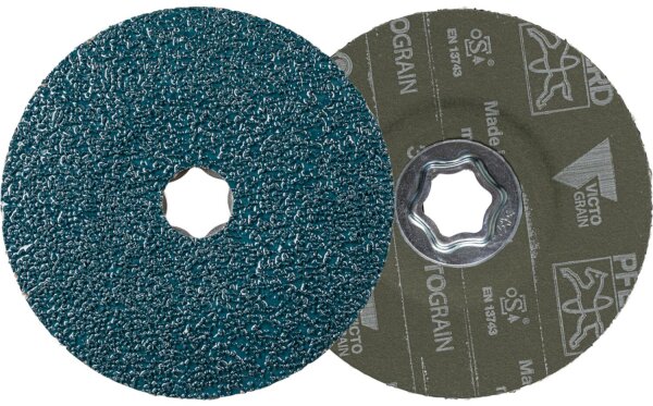 Fiberscheibe Pferd COMBICLICK, Ø 125 mm, Körnung 36