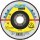 Lamellenschleifteller Klingspor SMT 624 SUPRA K40, 125 x 22,23 mm, Korn 40, gekröpft