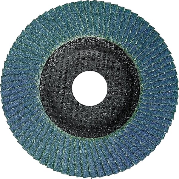 Lamellenschleifteller verox® Zirkokorund Körnung:ZK 120 125 mm / Baumwollgewebe