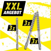 XXL-Angebot Hammerbohrer HELLER® 4Power, SDS-Plus,...