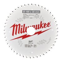 Kreissägeblatt Milwaukee Ø 190x30 mm 48 Z...