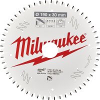 Kreissägeblatt Milwaukee Ø 190x30 mm 54 Z...