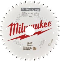 Kreissägeblatt Milwaukee Ø 190x30 mm, 40 Z...