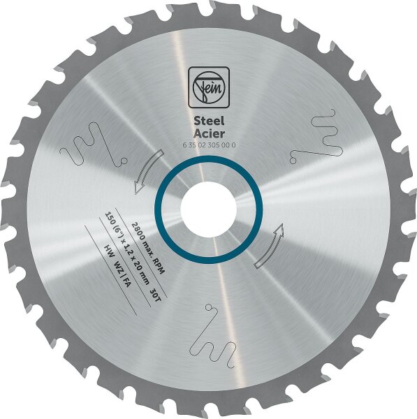 Kreissägeblatt Fein, Ø 150 mm für Stahl