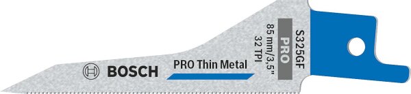 Säbelsägeblatt Bosch Pro S325GF, Zahnteilung 0,8 x 85 mm, VPE 5 Stück