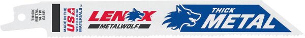 Säbelsägeblätter Lenox METALWOLF™ WAVE EDGE™, Länge 152 mm, 14 TPI, VPE 5 Stück