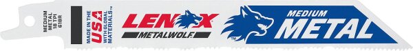 Säbelsägeblätter Lenox METALWOLF™ WAVE EDGE™, Länge 152 mm, 18 TPI, VPE 5 Stück