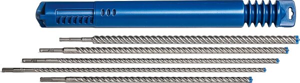 Hammerbohrerset BOSCH EXPERT7X lang SDS-Plus 4 - Schneider mit Hartmetallkopf 5-Teilig