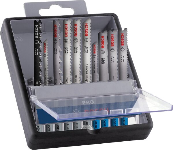 Stichsägeblätter-Set BOSCH PRO Holz und Metall 10-Teilig