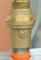 Absperrkugelhahn Mini Pump 1" x 1 1/2"