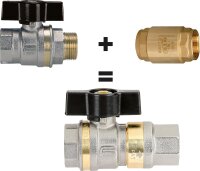 Kugelhahn ASTER Flow All in One 3/4"