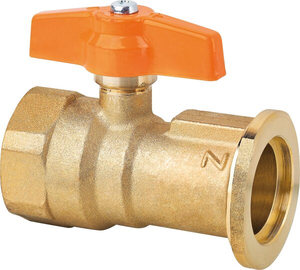 PAW-Pumpenkugelhahn (PK) DN 1" Messing blank