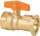 PAW-Kugel-Stop (PKS) DN 1" - 1 1/4" Messing blank