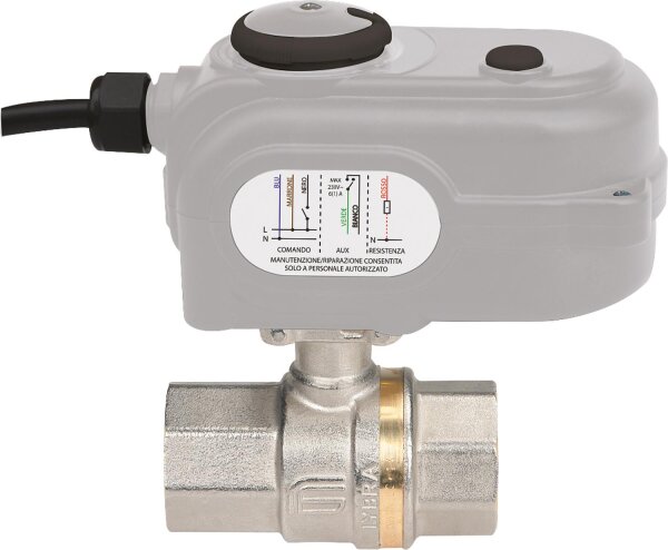 Motorisch gesteuerter Kugelhahn Lybra 230V, AC, 1/2"