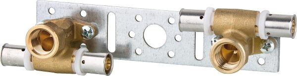 Pressfitting für MSVR TH-Kontur Montageplatte 16x2 - 1/2" - 16x2