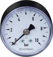 RF-Manometer 50 axial 0-10 bar, Anschluss 1/4" axial...
