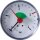 Heizungsmanometer axial 63 mm durch, 3/8" 3,0 bar
