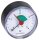 Heizungsmanometer axial 63 mm durch, 1/4" mit selbstdicht. Teflonring