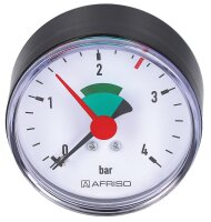 Heizungsmanometer 63 mm 3/8" - 2,5 bar - axial