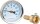 Bimetall-Thermometer Solar BiTh 63 0/160°C 45 mm 1/2" AX Kl. 2 rot