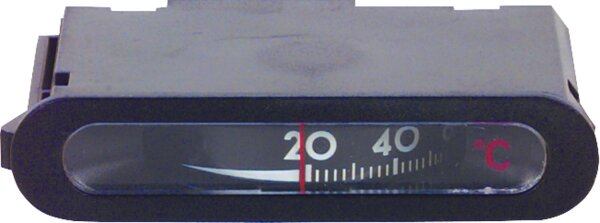 Fernthermometer Typ C/W 1,5m Kapillarrohr, 6,5 mm Rundfühler Flachbauweise, waagrechte Skala