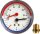 Thermomanometer TM 80 radial 80 mm durch, R 1/2", 0-4 bar